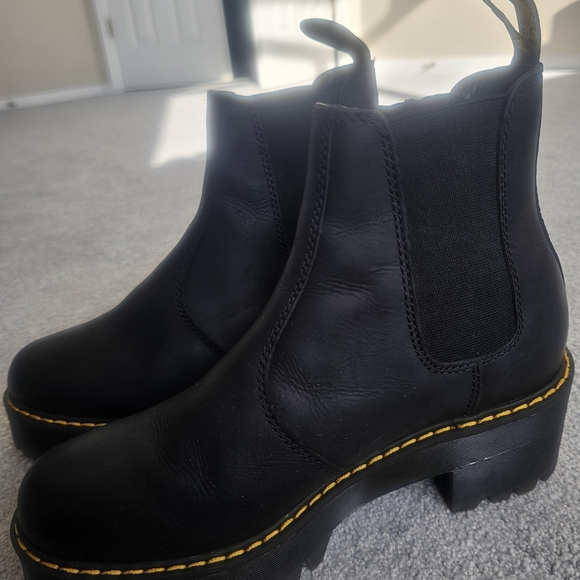 Dr. Martens Black Leather Boots - Picture 8 of 10